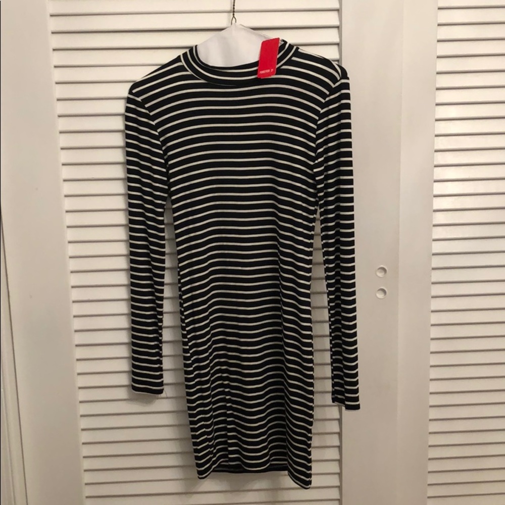 Forever 21-striped beach dress